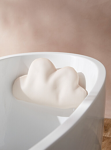 White cloud bath cushion