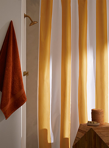Fabric Shower Curtains Bathroom Simons, Chloe Fabric Shower Curtain