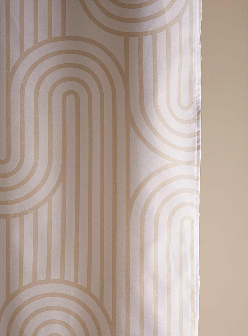 Simons Maison Retro cream Retro arches shower curtain