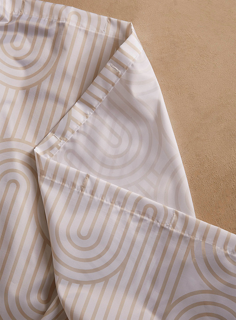 Simons Maison Retro cream Retro arches shower curtain