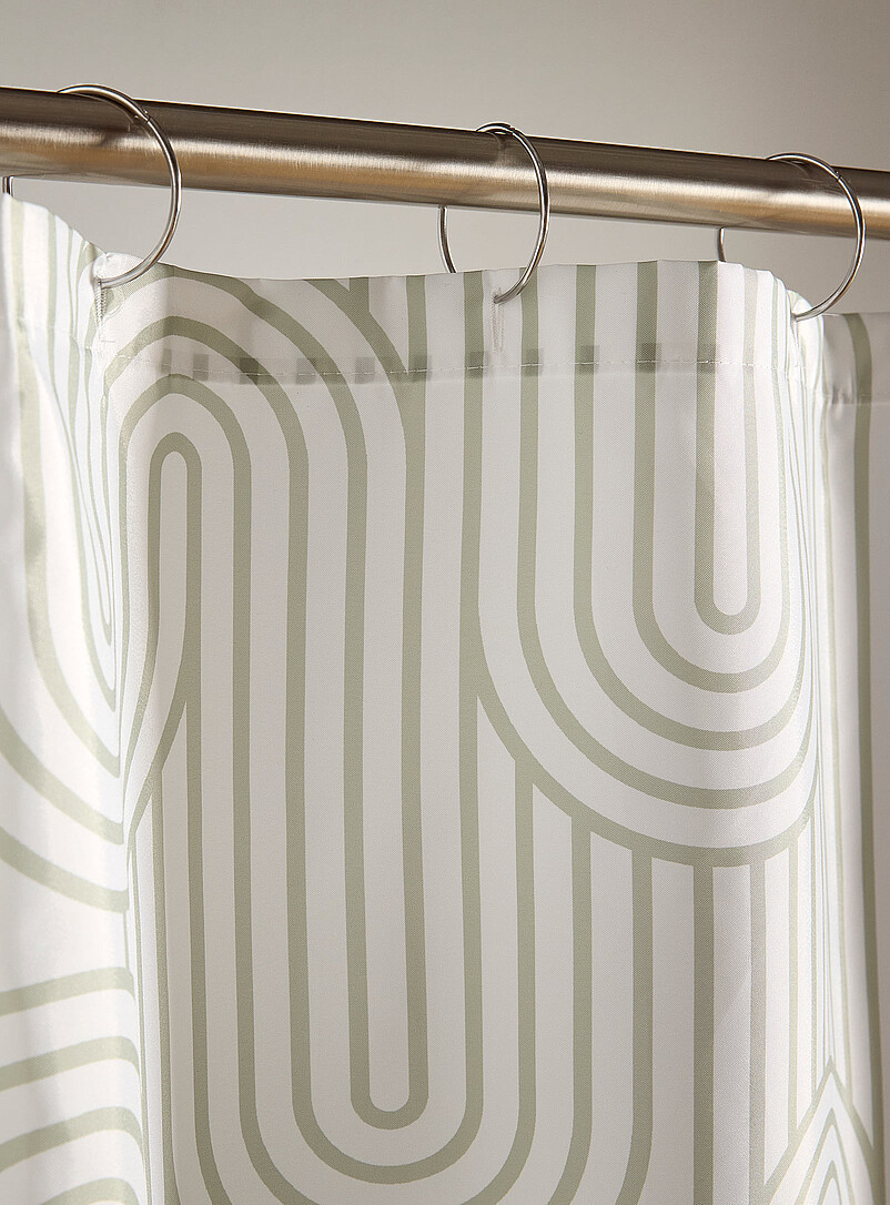 Simons Maison Retro cream Retro arches shower curtain
