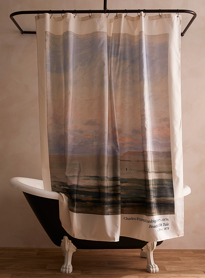 Simons Maison Assorted Villerville-sur-Mer landscape shower curtain
