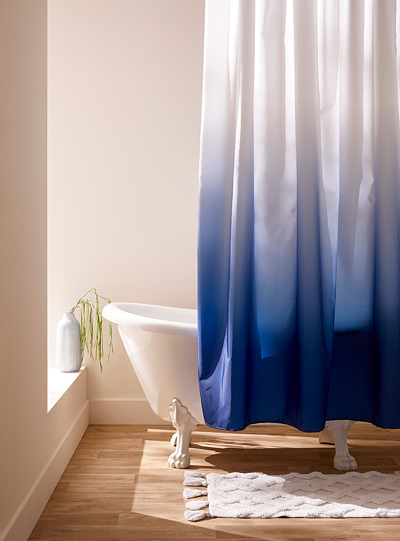 Simons Maison Blue Blue ombré shower curtain