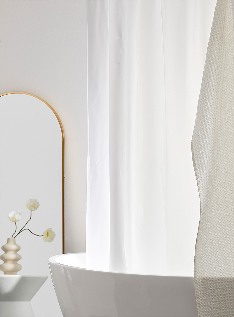 Simons Maison White White recycled polyester shower liner
