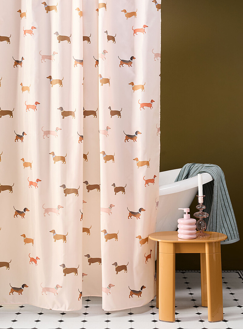 Dachshunds shower curtain product image (primary)
