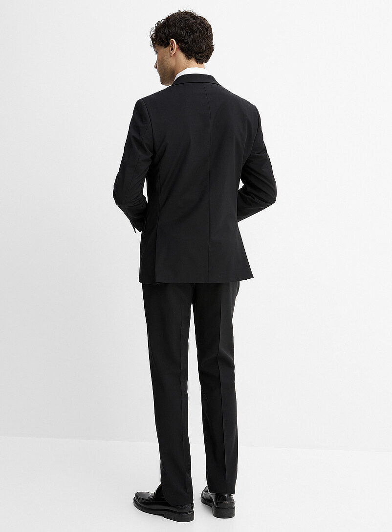 Calvin Klein Indigo/Dark Blue Morgan stretch suit <b>Slim fit</b> for men