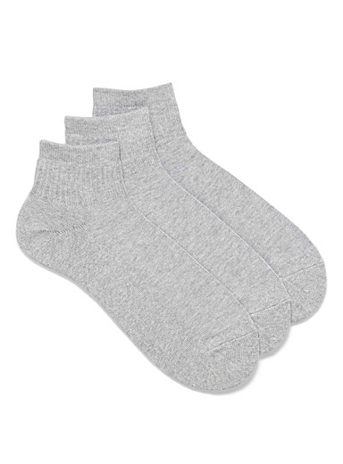 Les chaussettes cheville extensibles unies Emballage de 3
