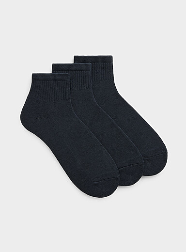 Les chaussettes cheville extensibles unies Emballage de 3