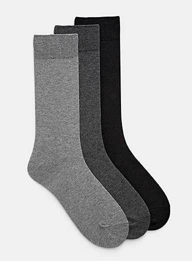 Solid stretch socks 3-pack