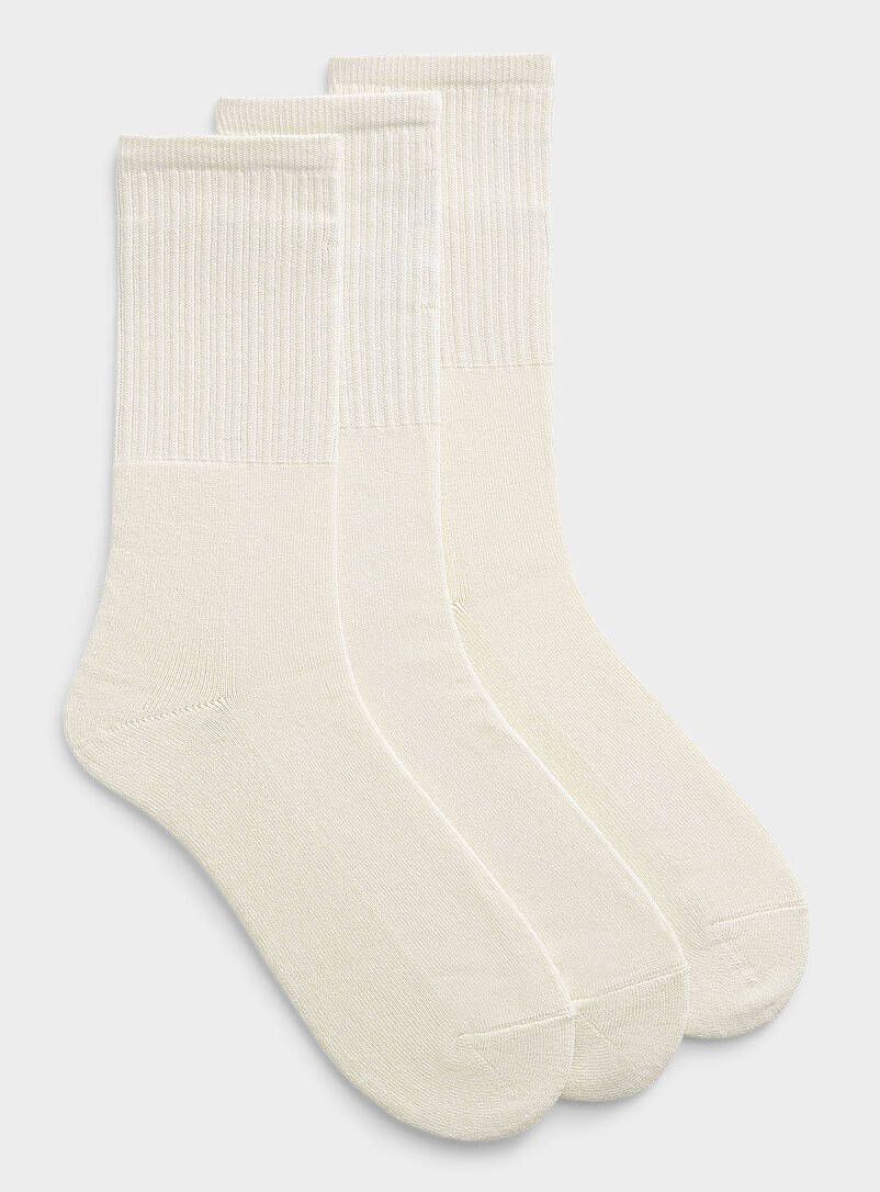 Combed-cotton ribbed socks 3-pack product image (primary)