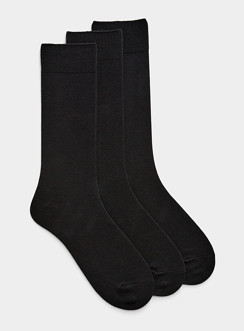Solid stretch socks 3-pack product image (primary)