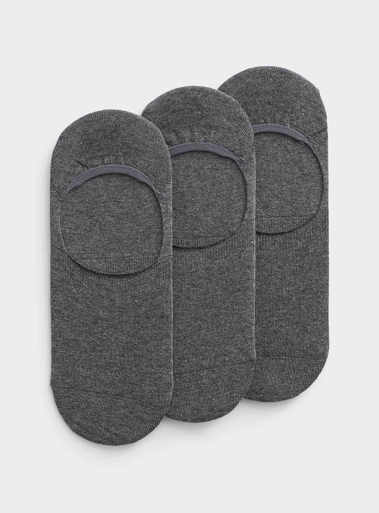 Le 31 Practical Ped Sock 3-pack In Charcoal
