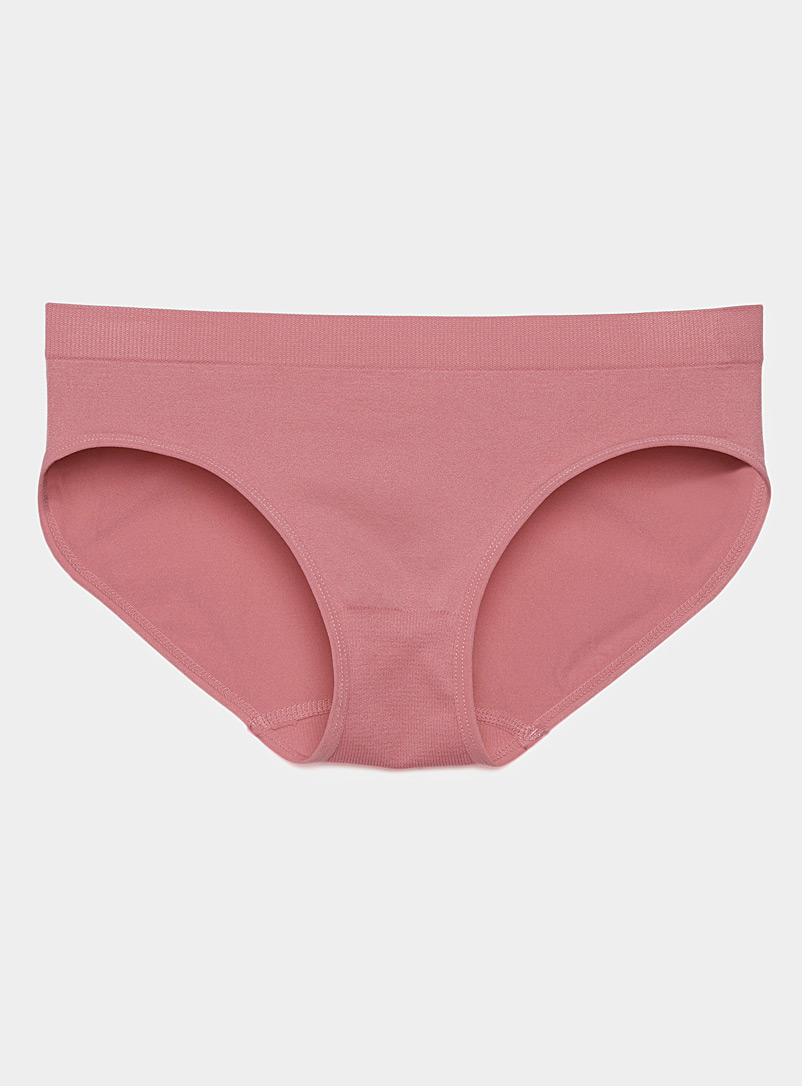 Miiyu Dusky Pink Discreet microfibre bikini panty for women