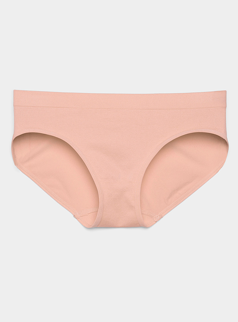 Miiyu Peach Discreet microfibre bikini panty for women