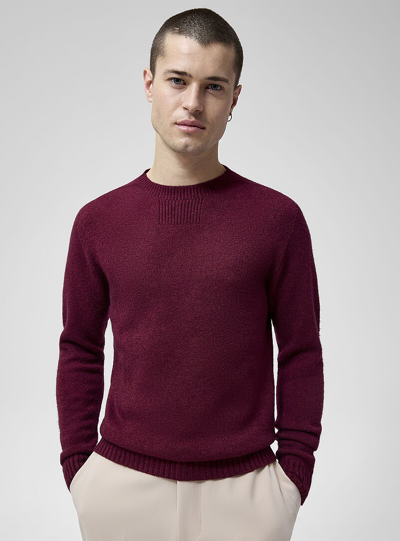 Burgundy Knit Sweater