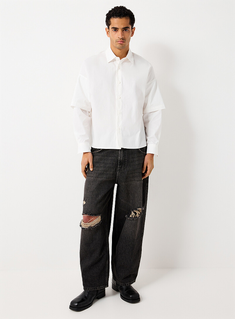 Ripped-knee jean Loose fit product image (primary)