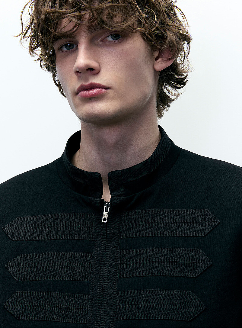 Toggle-style officer jacket product image 2