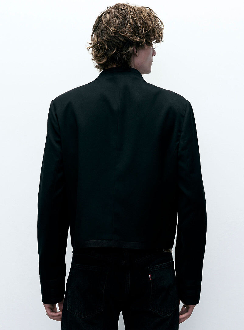 Toggle-style officer jacket product image 3