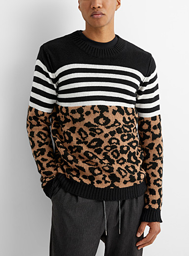 Graphic print sweater Imperial | Shop Men's Crew Neck Sweaters | Simons