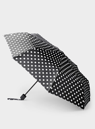 Le parapluie compact &agrave; pois