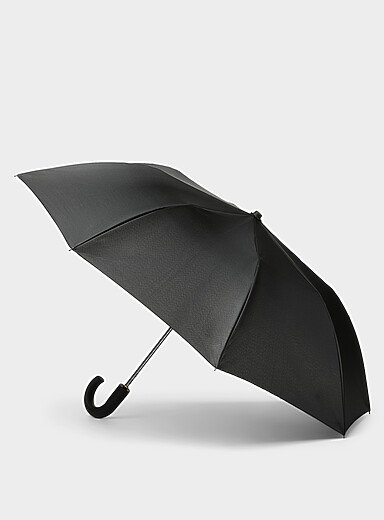 Black umbrella with carry bag