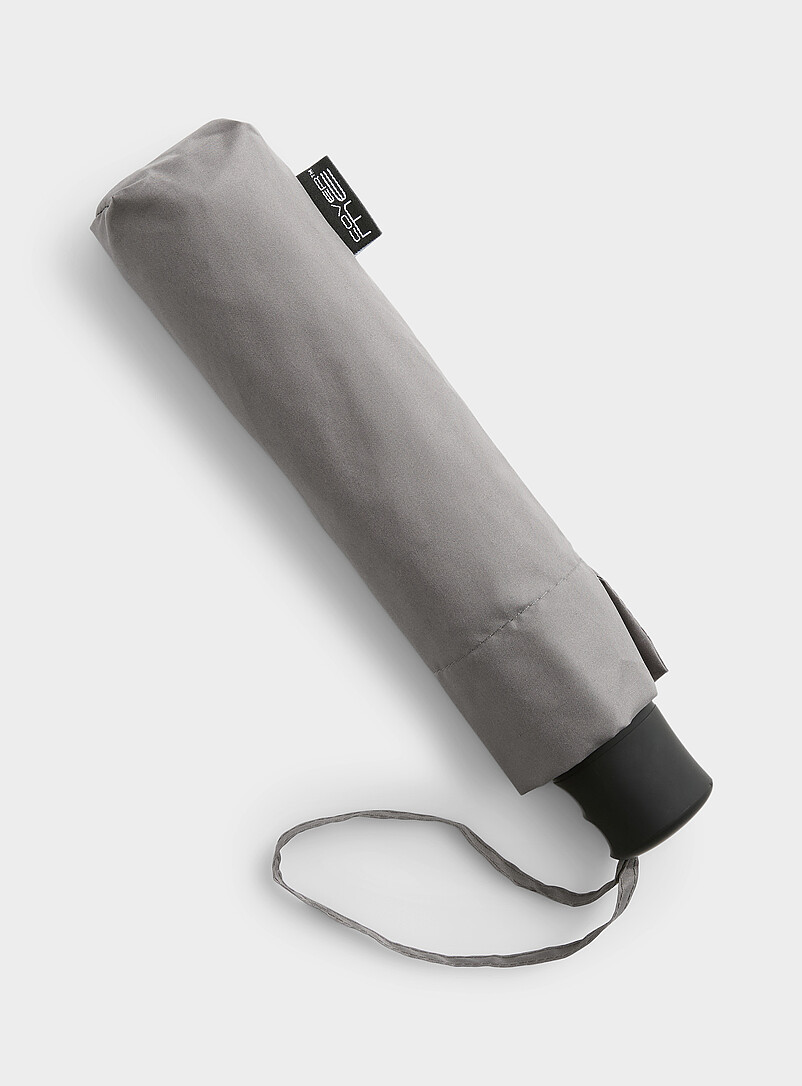 Le 31: Le parapluie compact monochrome Noir pour homme