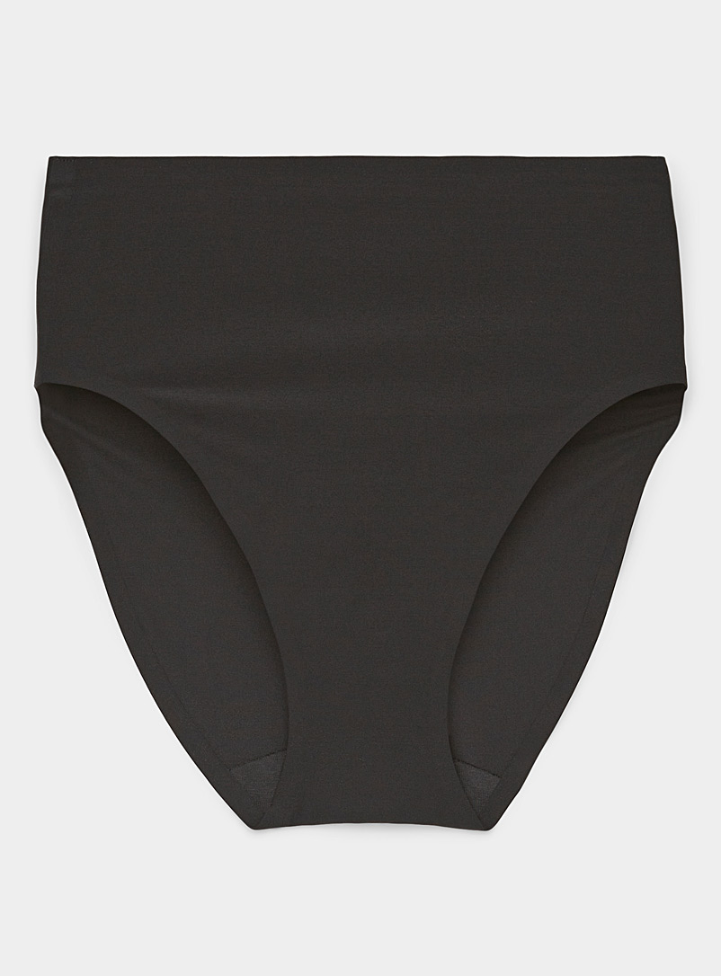 Chantelle Black Soft Stretch high-rise bikini panty for women