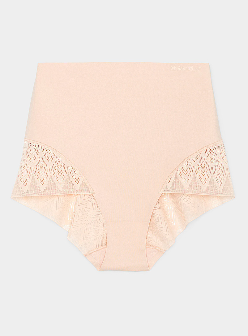 Chantelle Tan SoftStretch lace-accent control panty for women