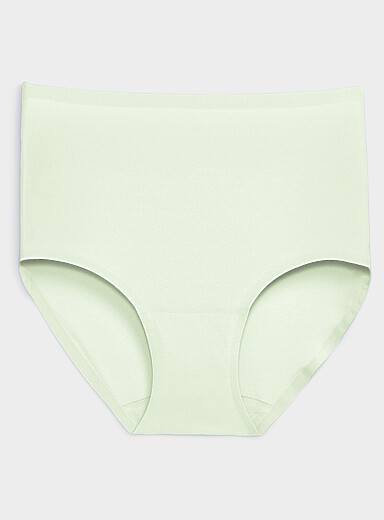 Soft Stretch silky high-waist classic hipster Nylon