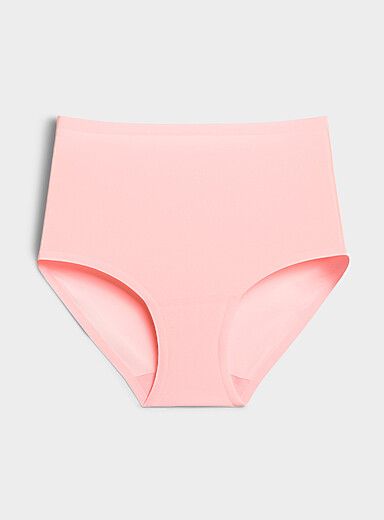 Chantelle Pink Soft Stretch silky high-waist classic hipster Nylon for women