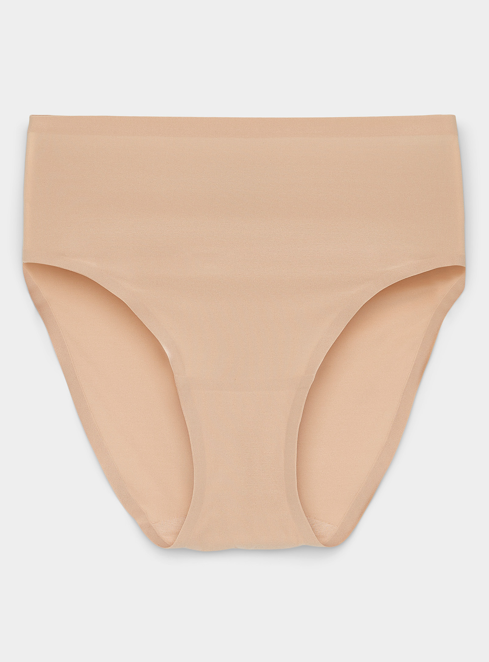Chantelle Soft Stretch High-rise Bikini Panty In Tan