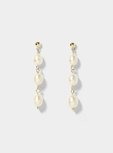 Long pearl earrings | Simons | Shop Women's Earrings Online | Simons