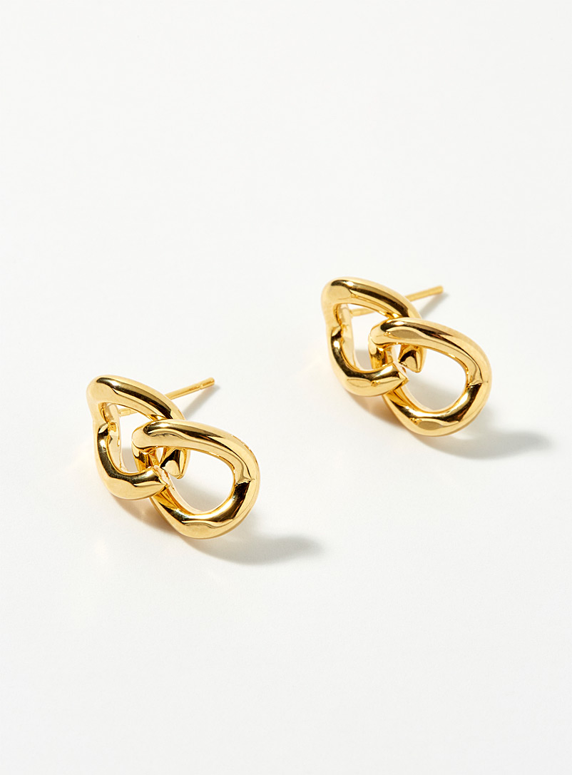 Simons Assorted Interlaced hoop earrings for women