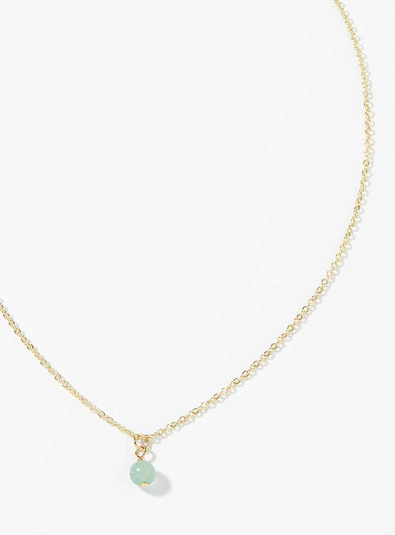 Simons Assorted Sage sphere chain for women