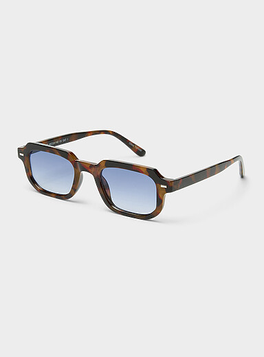 Les lunettes de soleil rectangulaires angulaires