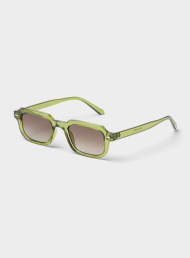 Angular rectangular sunglasses | Simons | Shop Women's Sunglasses Under ...