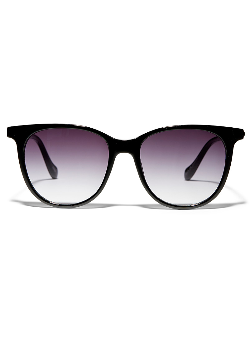 Simons Black Chain temple glasses for women