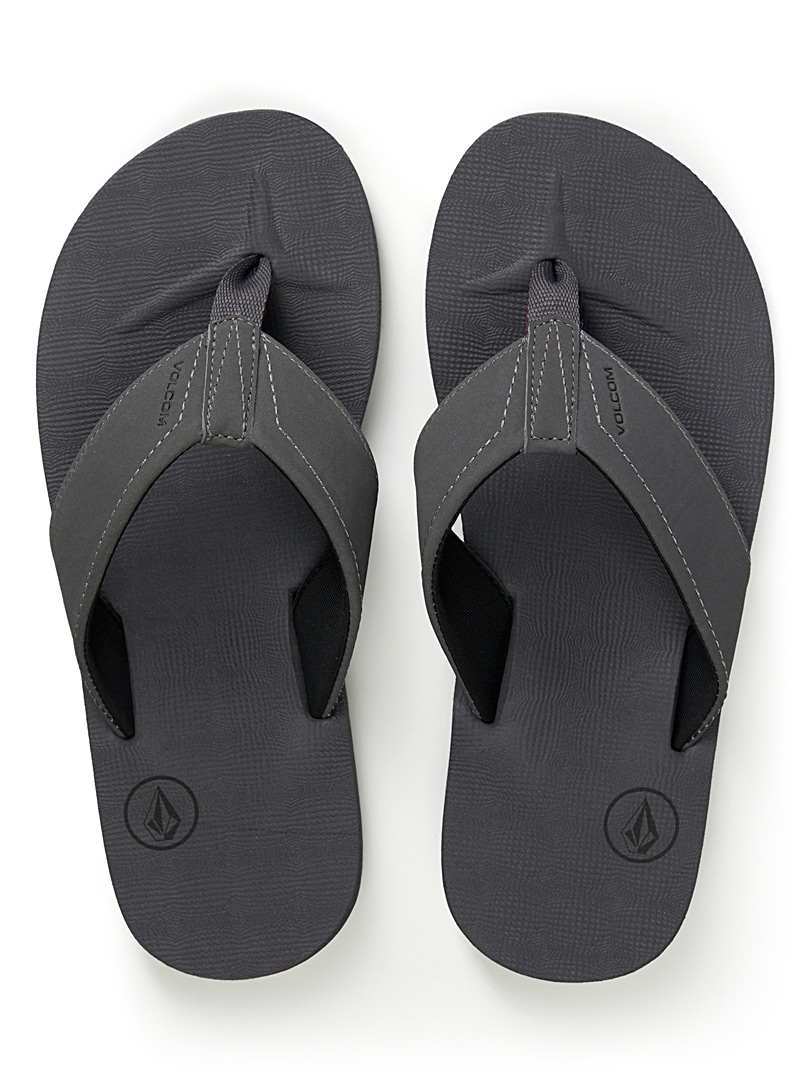 Volcom Charcoal Victor sandals for men