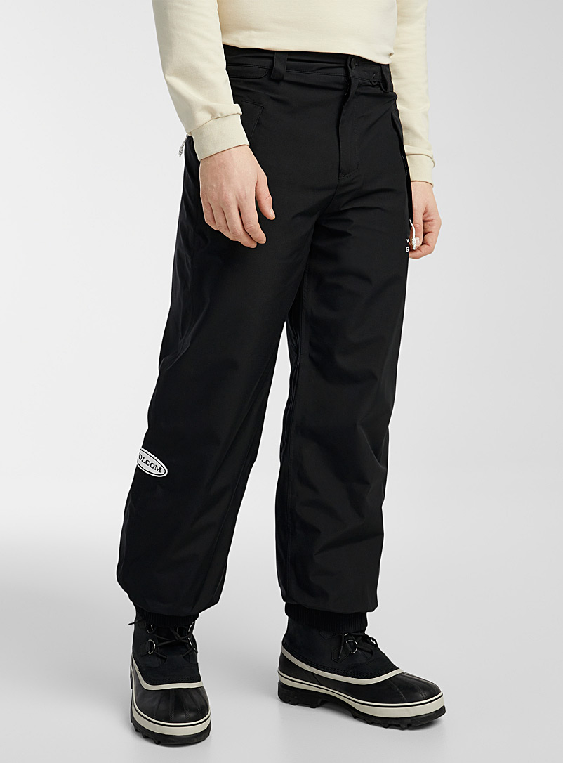 Volcom: Le pantalon de neige Gore-Tex Longo Coupe jogger décontractée Noir pour homme
