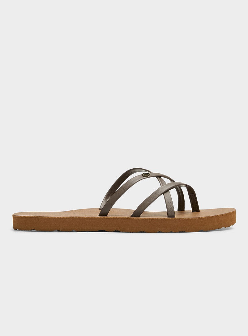 Volcom Brown New School II flip-flops Women for women