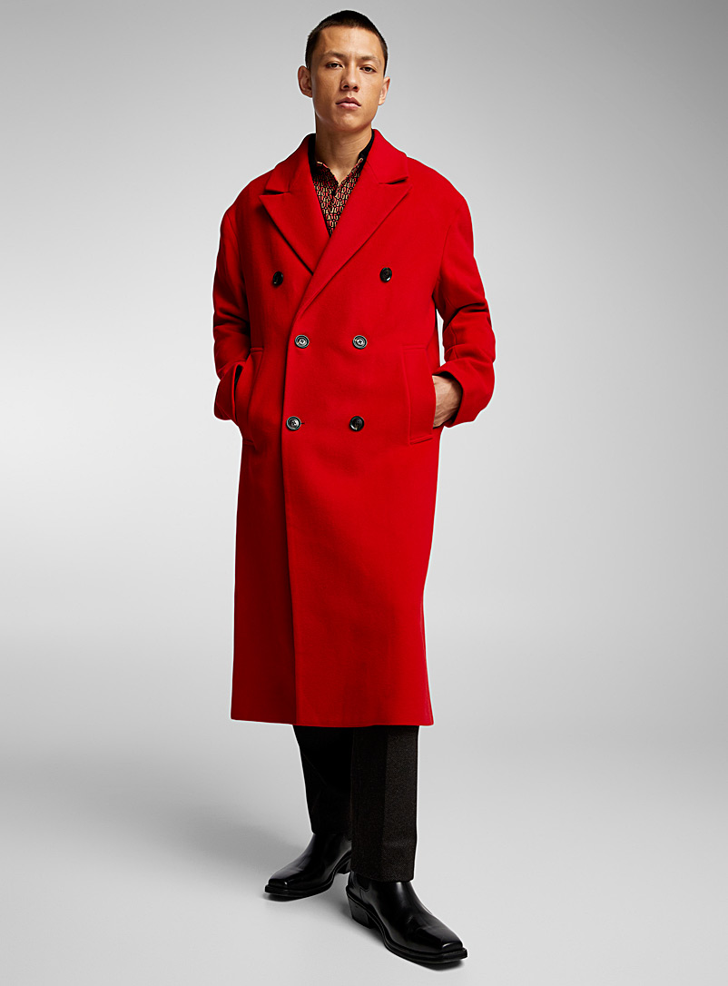 J.Lindeberg: Le manteau rouge Willy Rouge pour homme
