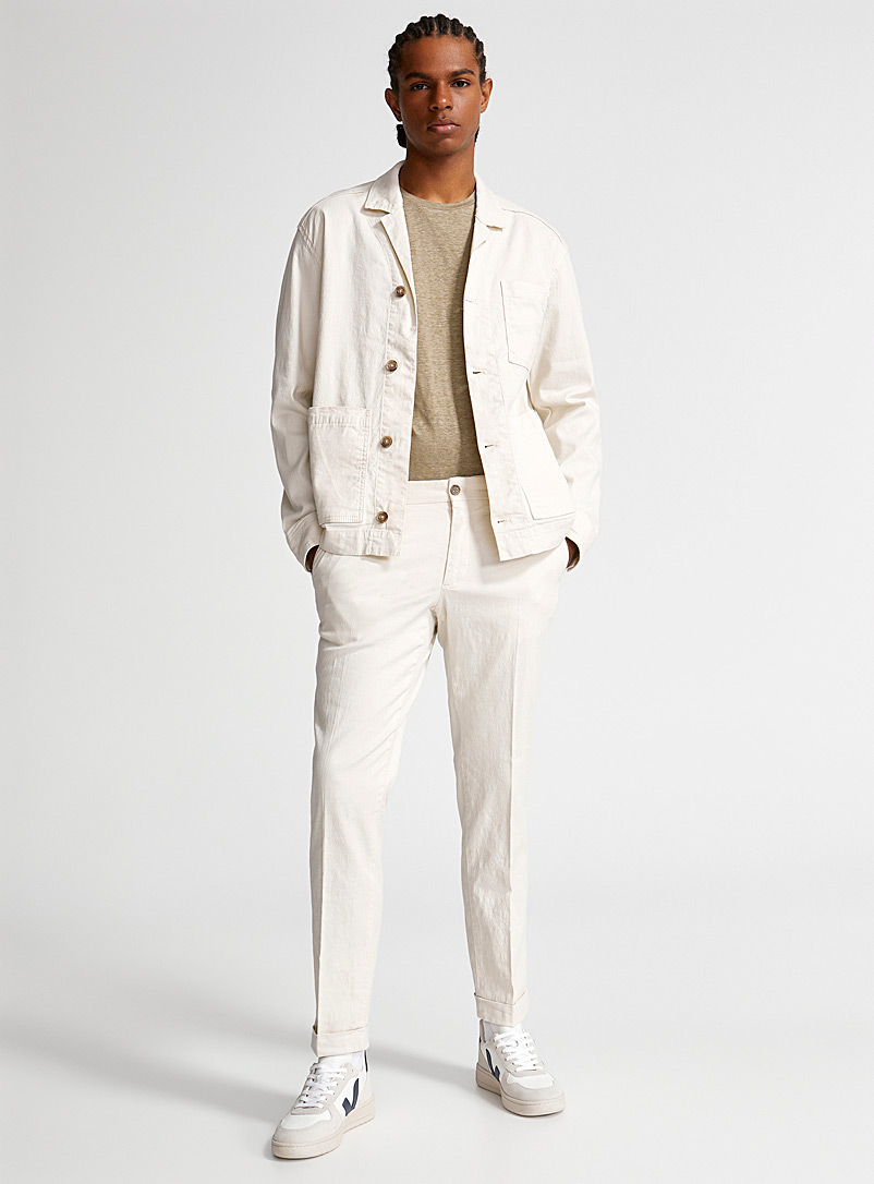 The Linen Jacket in White – Shoes 'N' More