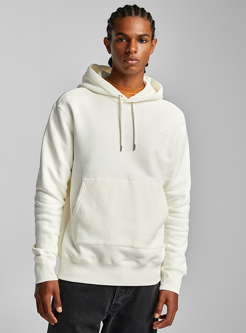 J.Lindeberg White Chip embroidered signature hoodie for men