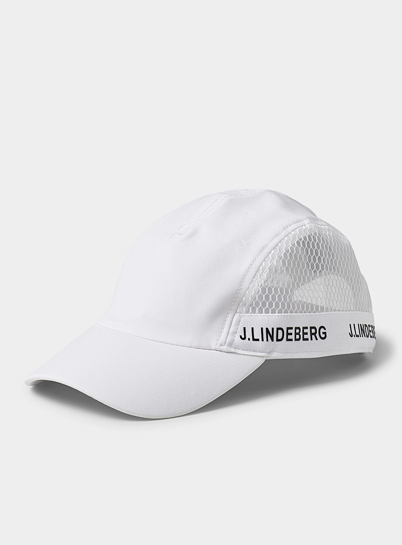 J. Lindeberg: La casquette panneau filet Blanc pour 