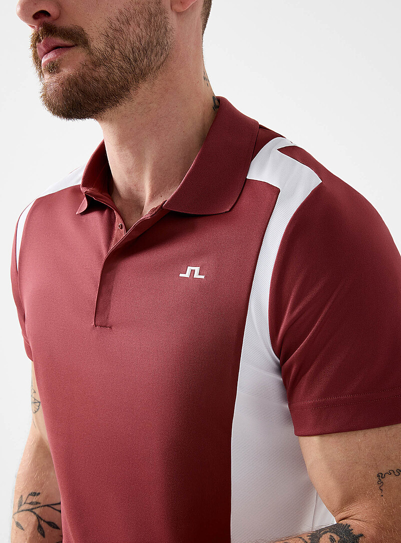 Breathable-band terracotta golf polo product image 2