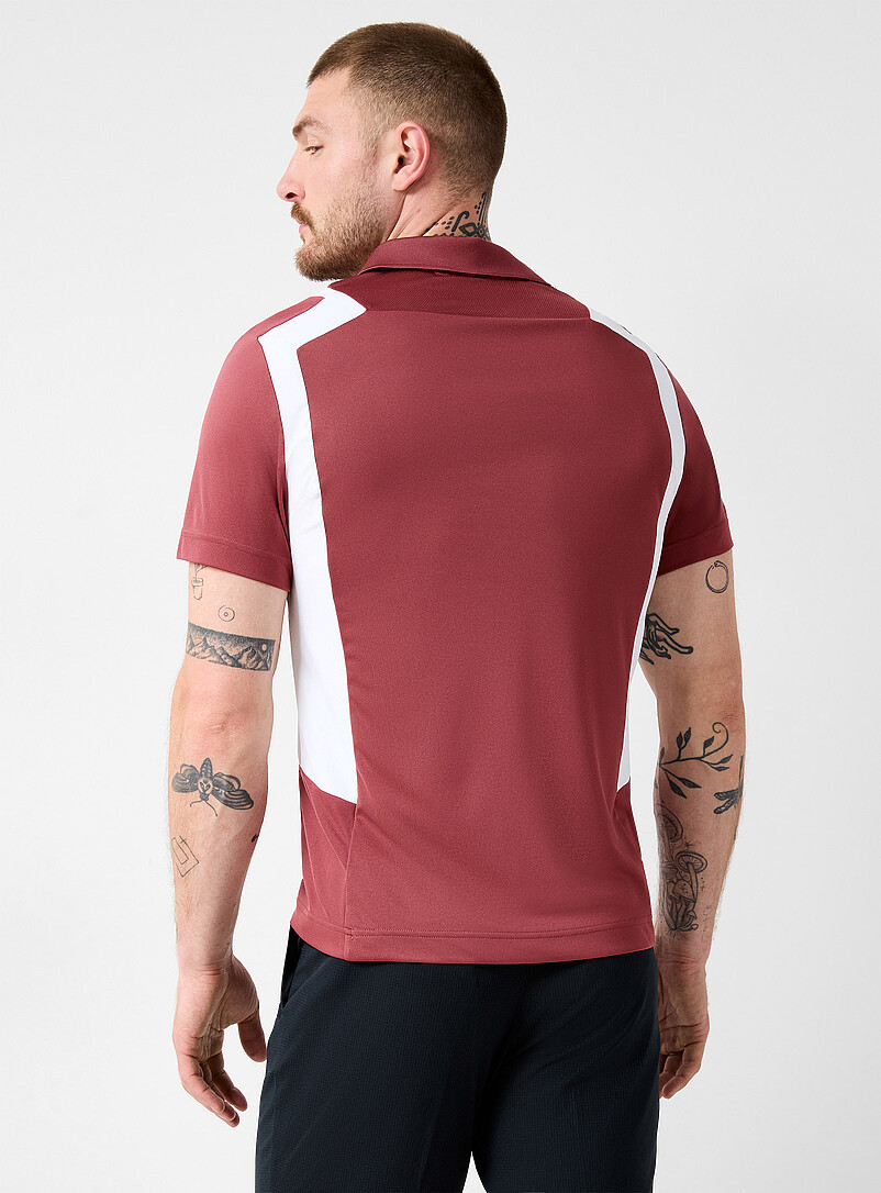 Breathable-band terracotta golf polo product image 3