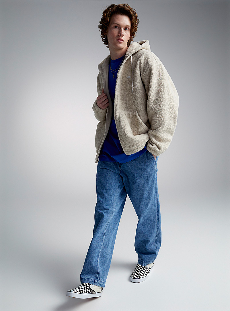 Obey: Le jean menuisier Hardwork Coupe relaxe fuselée Bleu pâle-bleu poudre pour homme