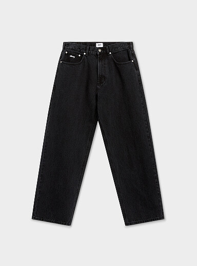Obey: Le jean ample Bigwig <b>Coupe baggy</b> Charbon pour homme
