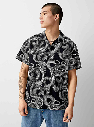 Slither camp shirt | Obey | Shop Men's Short Sleeve Casual Shirts ...