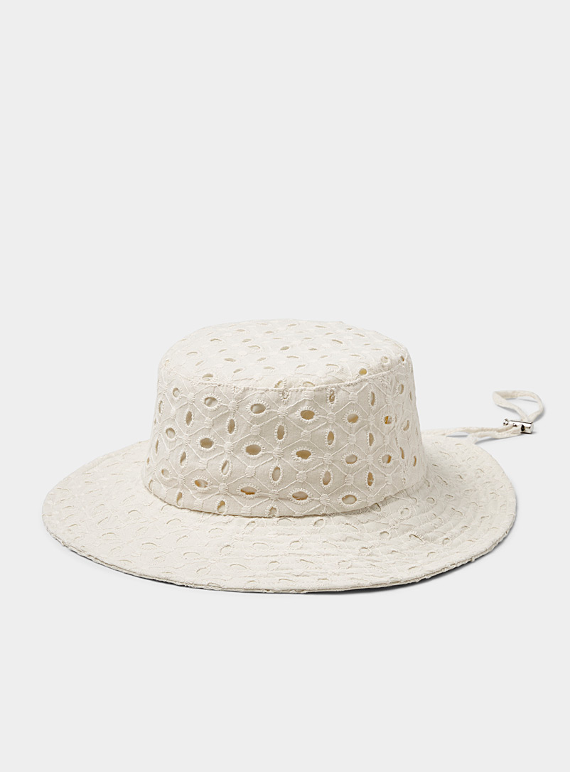 Vacances broderie anglaise bucket hat, Obey, Shop Men's Hats